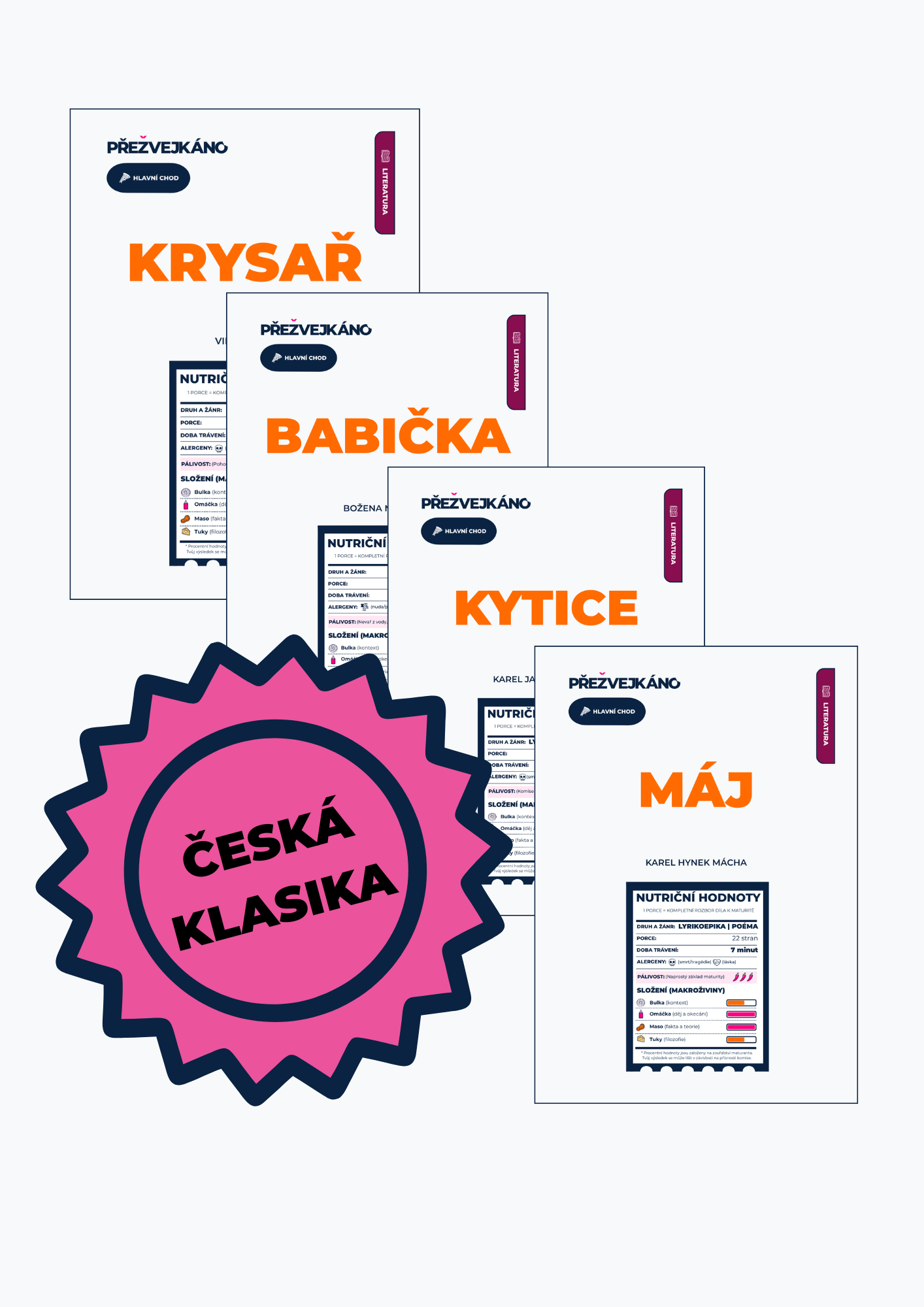 Česká klasika Menu